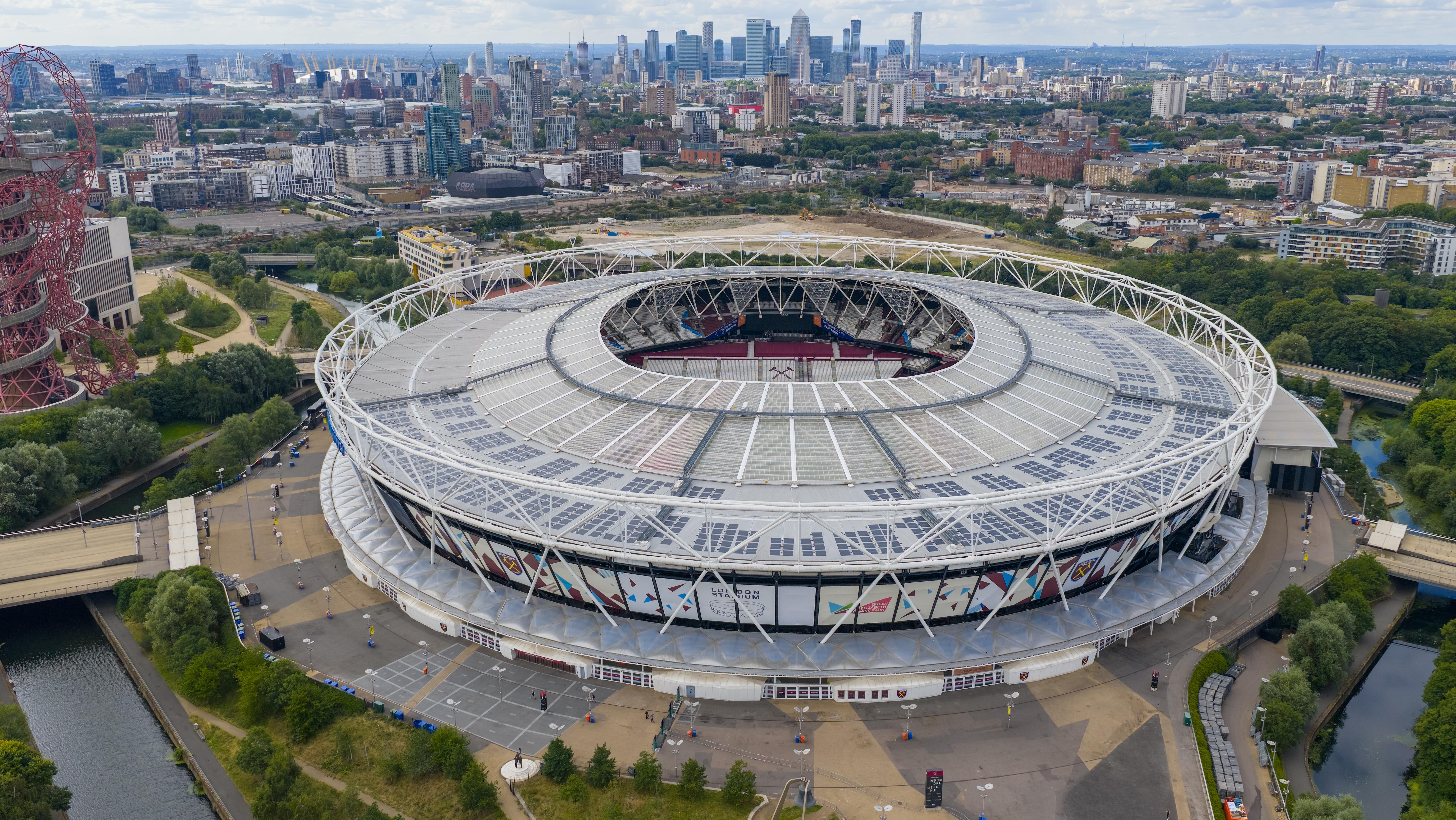 West Ham Stafium. Photo: Bardhok Ndoji / Shutterstock.com