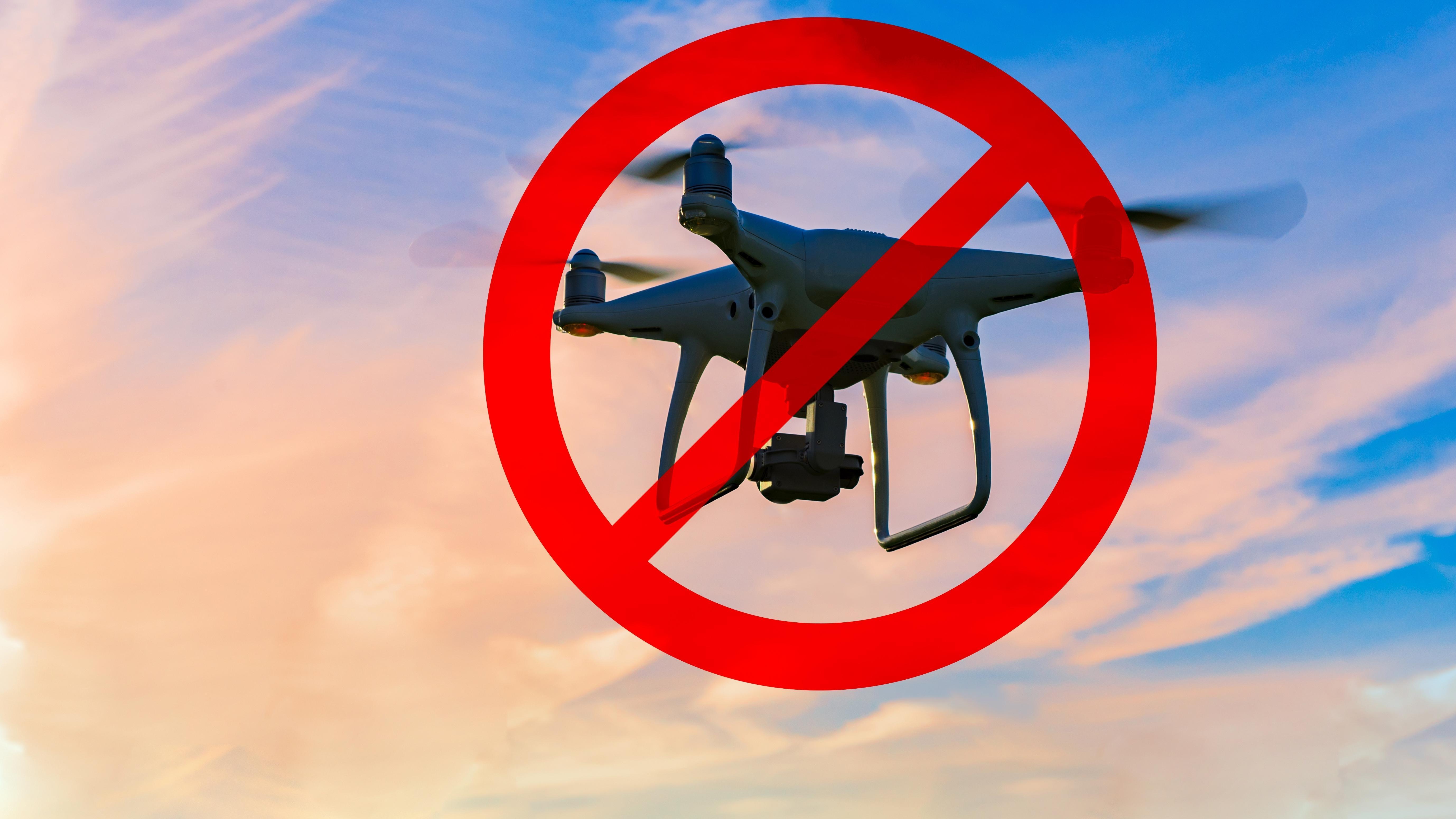 No Drone zone in NYC. Photo: Shutterstock