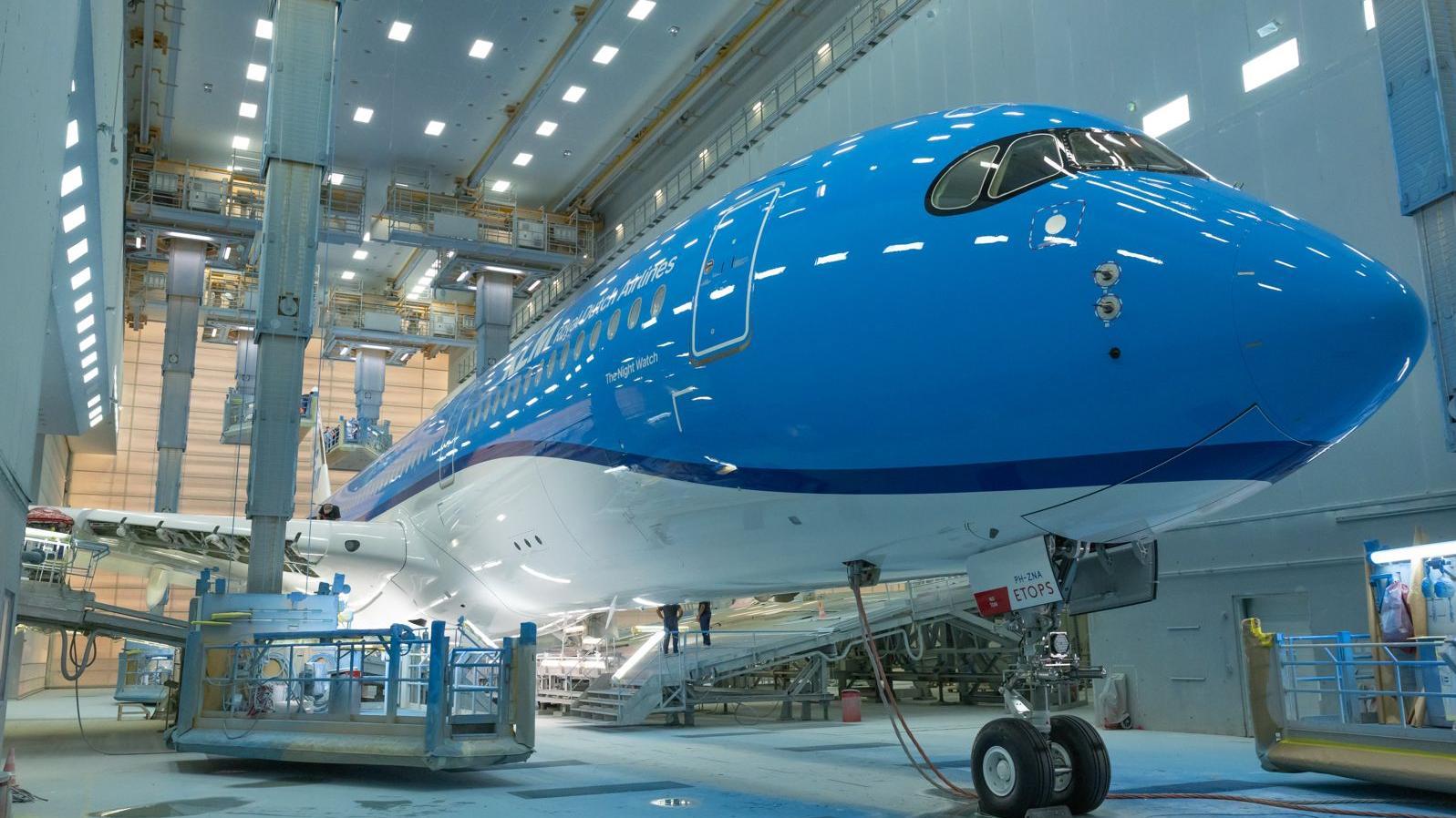 "Night Watch", KLM's first A350. Photo: KLM Royal Dutch Airlines