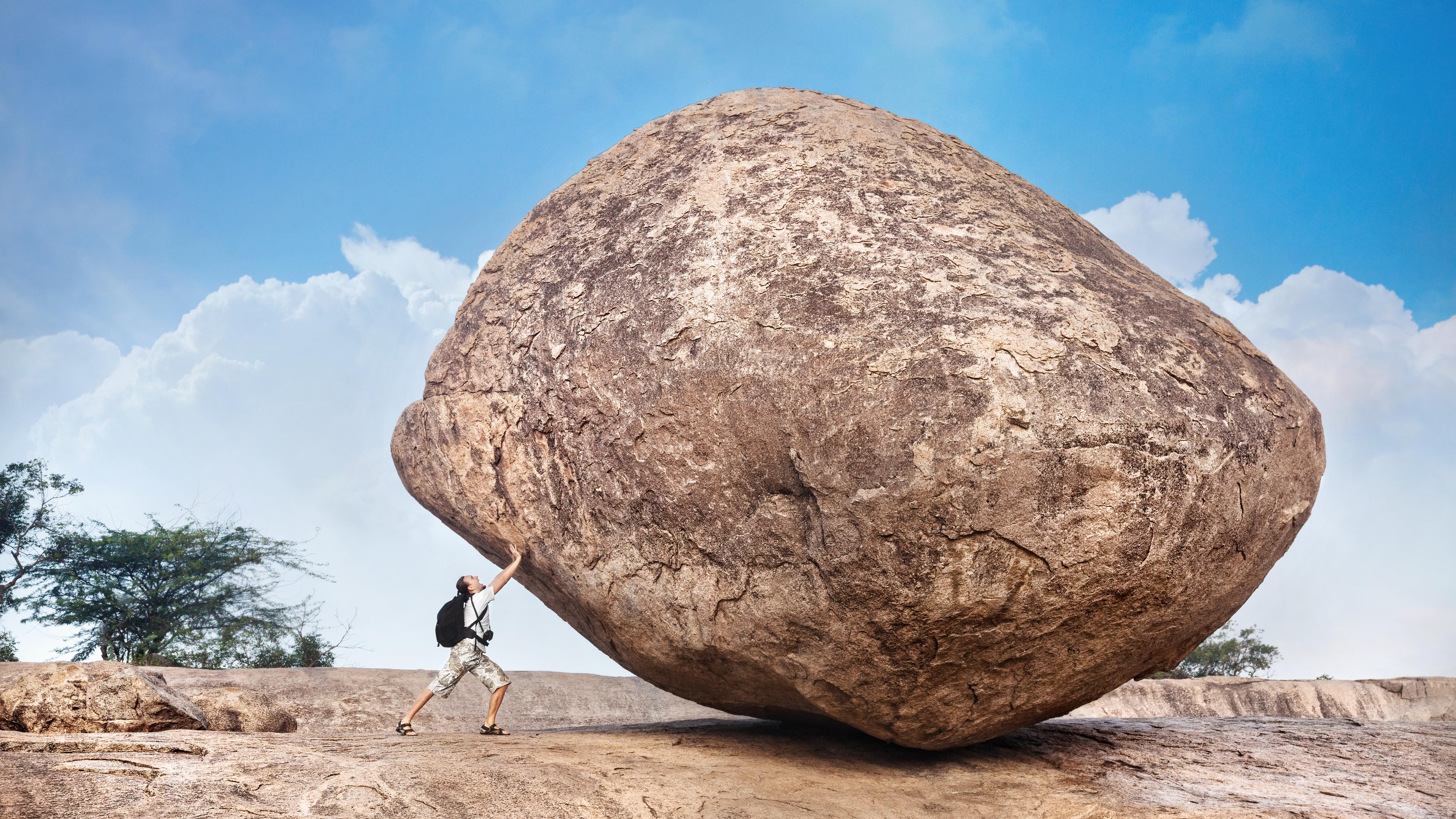 Giant rock representation. Photo: Shutterstock