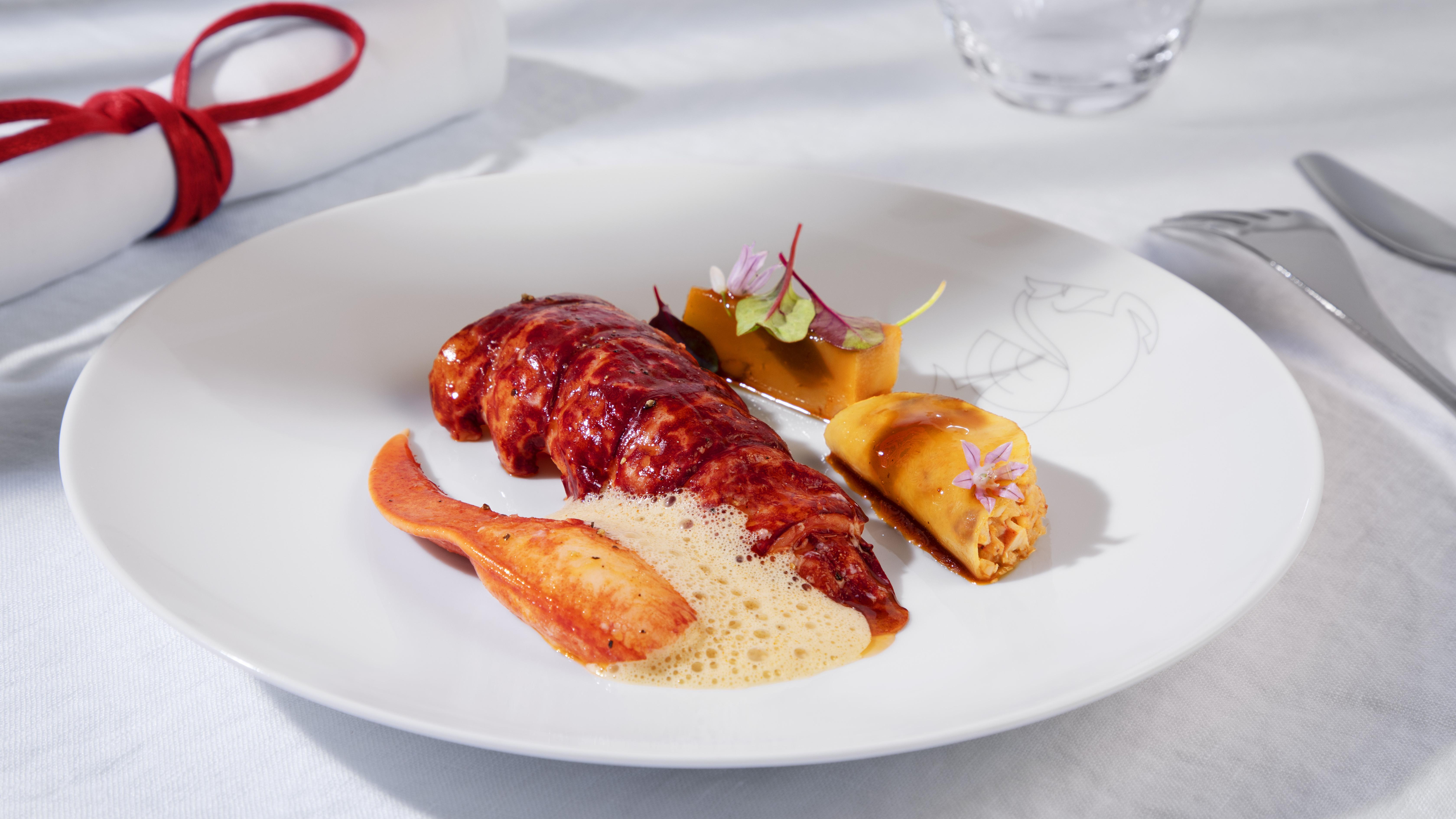 Arnaud Lallamand, La Premiere dish. Photo: &copy; Air France