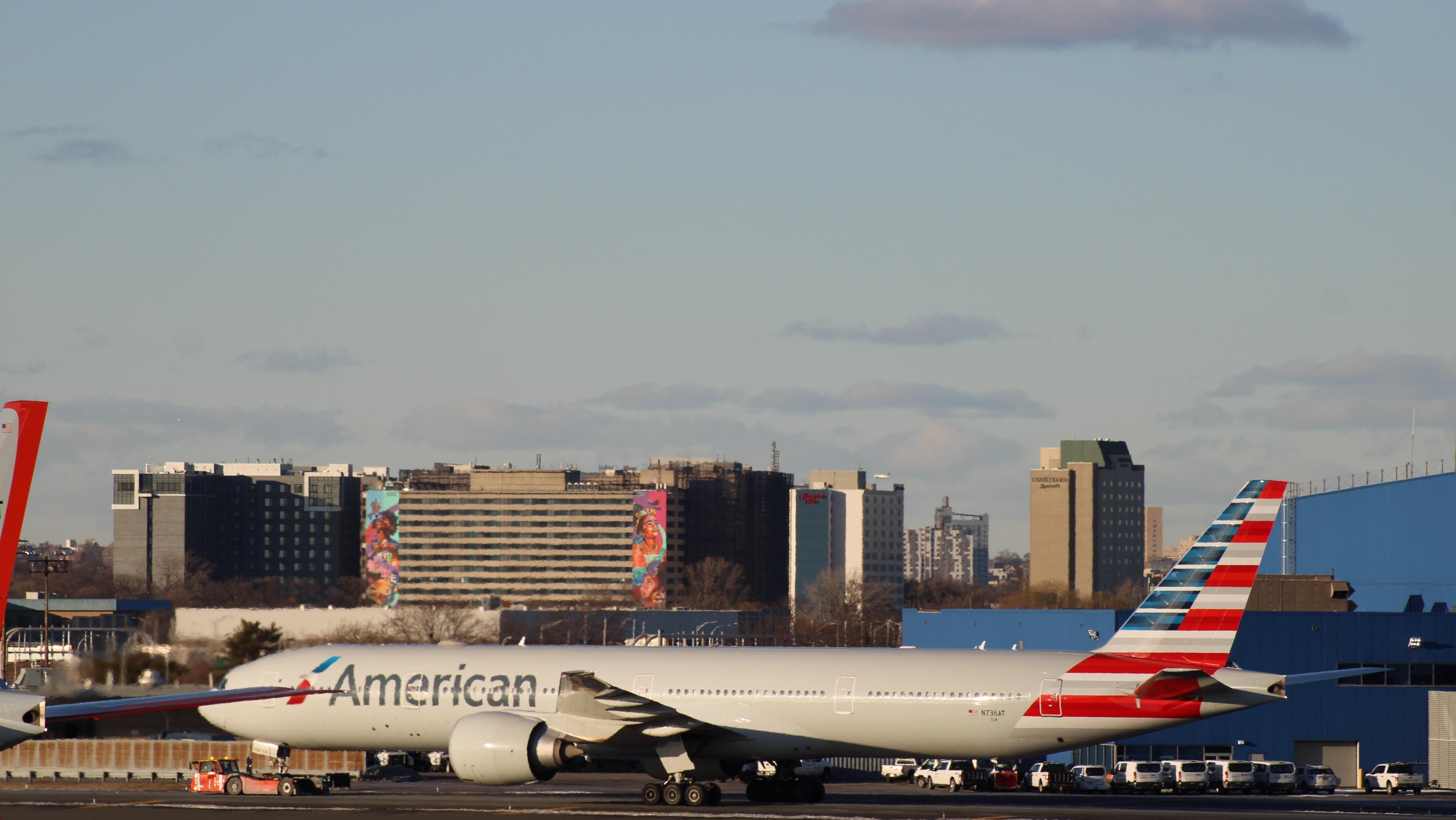 American Airlines aircraft at JFK. Photo: The Global Guy / Shutterstock.com