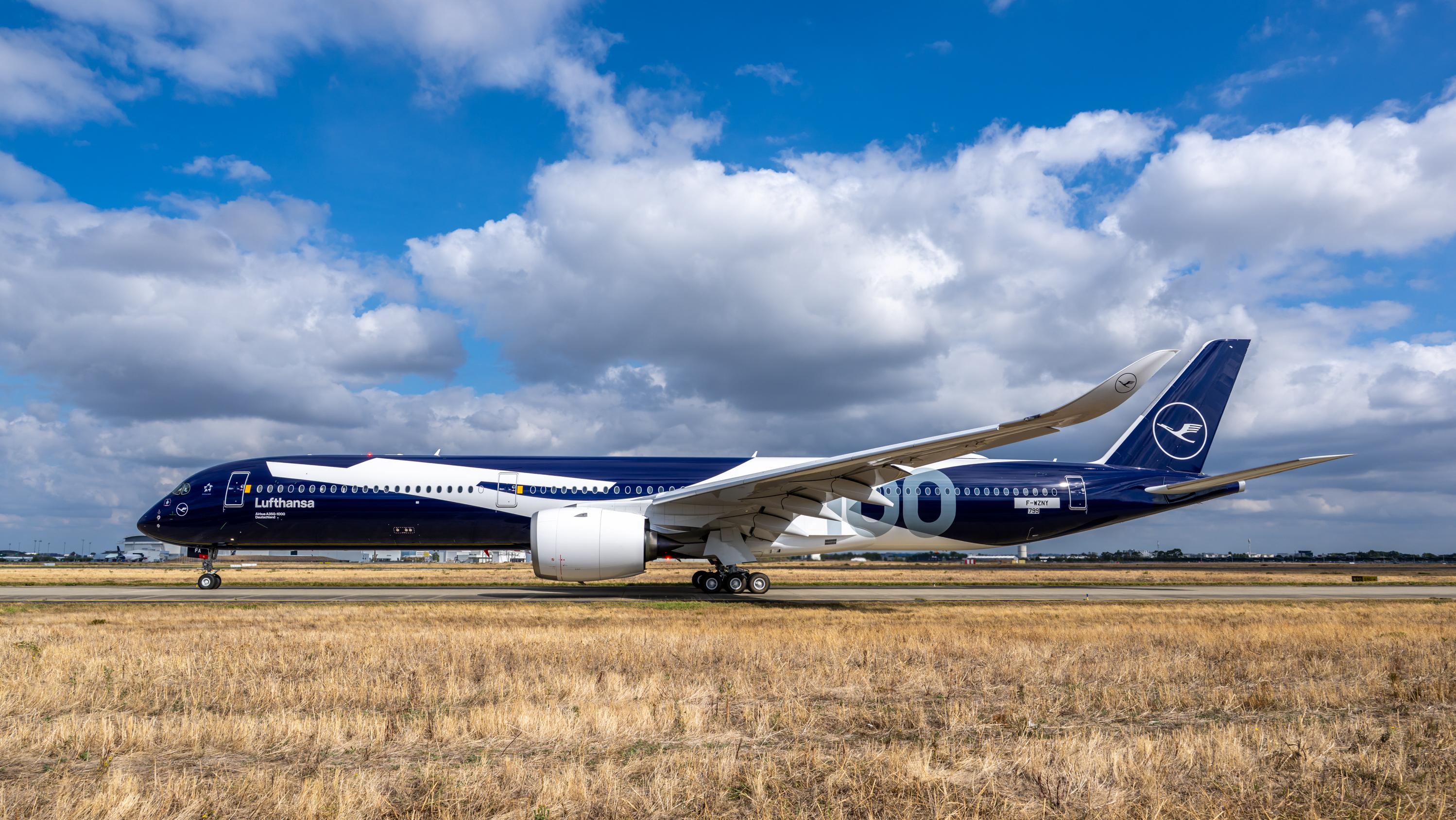 The new Airbus A350-1000. Photo: Lufthansa