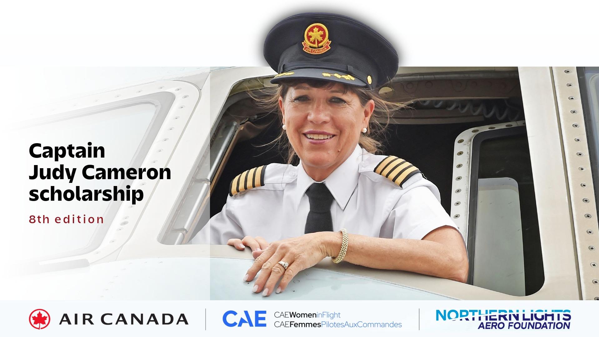 Eighth Captain Judy Cameron Scholarship. Photo: Air Canada