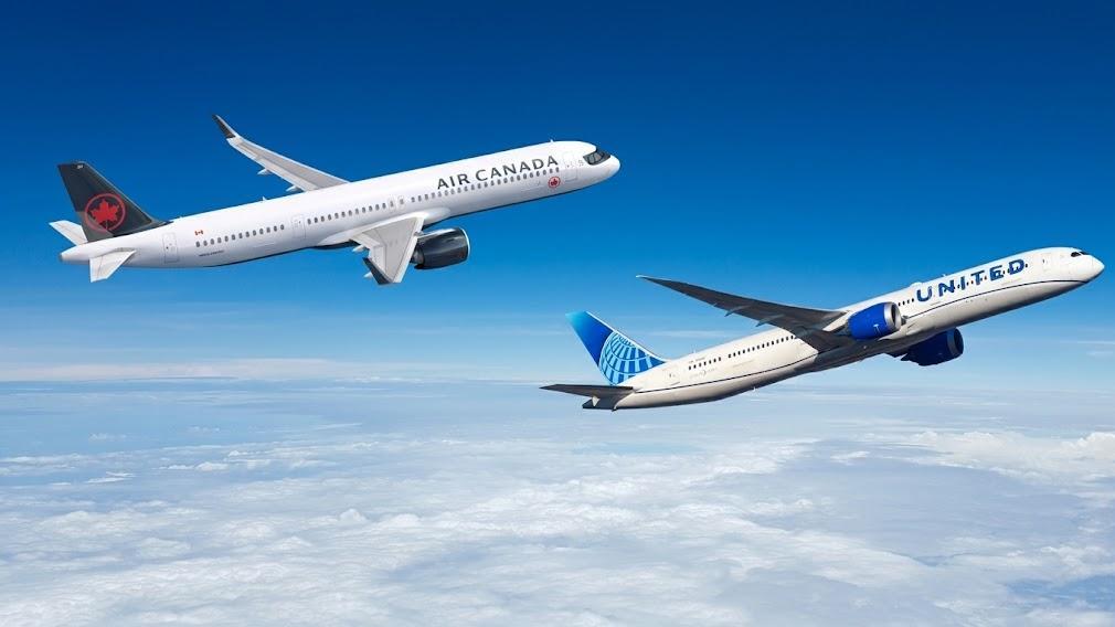 Air Canada and United planes. Photo: Shutterstock