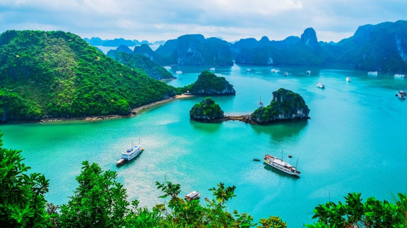 Halong Bay, וייטנאם. צילום: shutterstock Halong Bay, וייטנאם. צילום: shutterstock