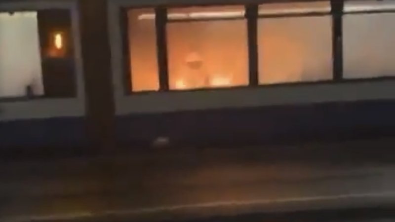 צילום מהרשתות החברתיות. רכבת הוצתה צילום מהרשתות החברתיות. רכבת הוצתה