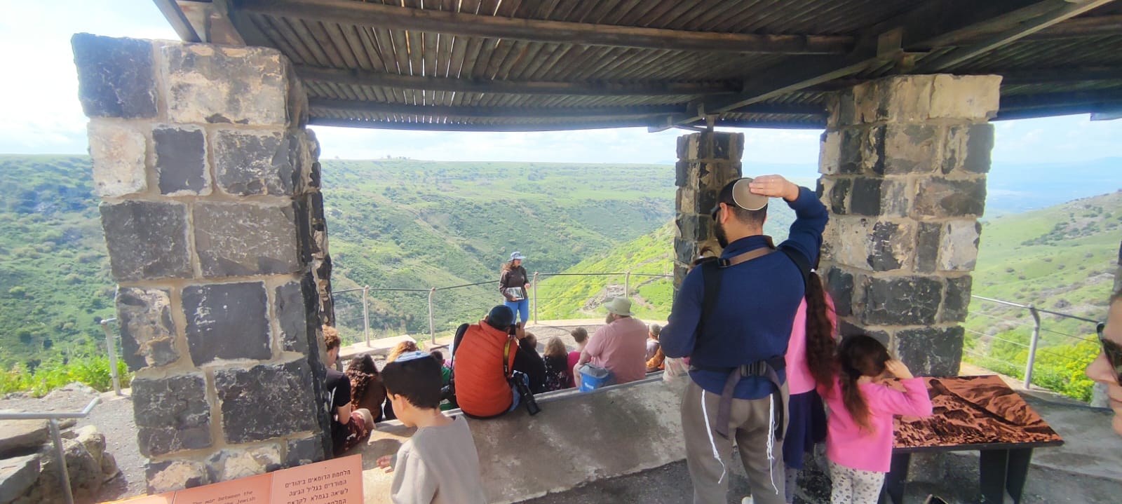 גמלא קריאת מגילה. צילום: לילך ביטון רשות הטבע והגנים