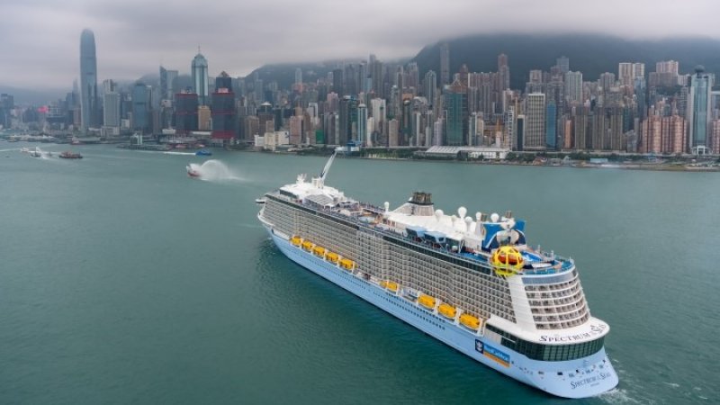 האנייה Spectrum of the Seas. צילום: רויאל קריביאן האנייה Spectrum of the Seas. צילום: רויאל קריביאן