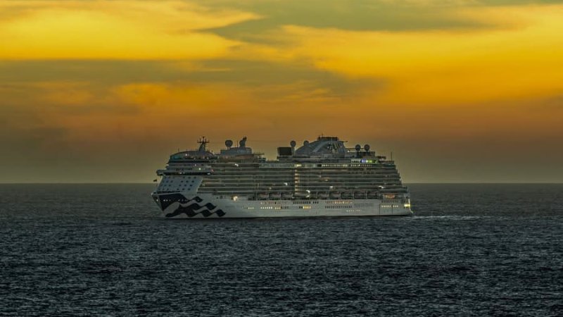 ליקוי חמה בלב ים. צילום: Princess Cruises