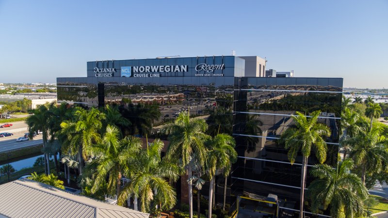 מטה Norwegian Cruise Line Holdings במיאמי. צילום: NCL