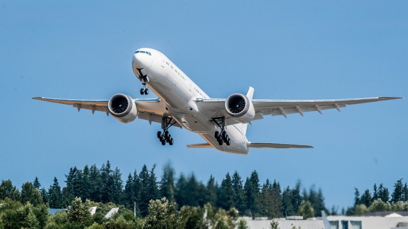 טיסת הבכורה. צילום: Boeing