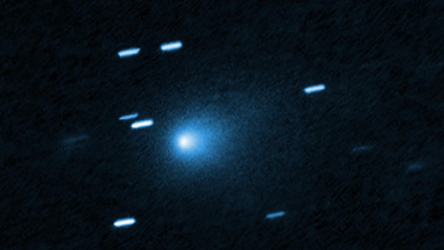כך תועד 3I/ATLAS. צילום: NASA
