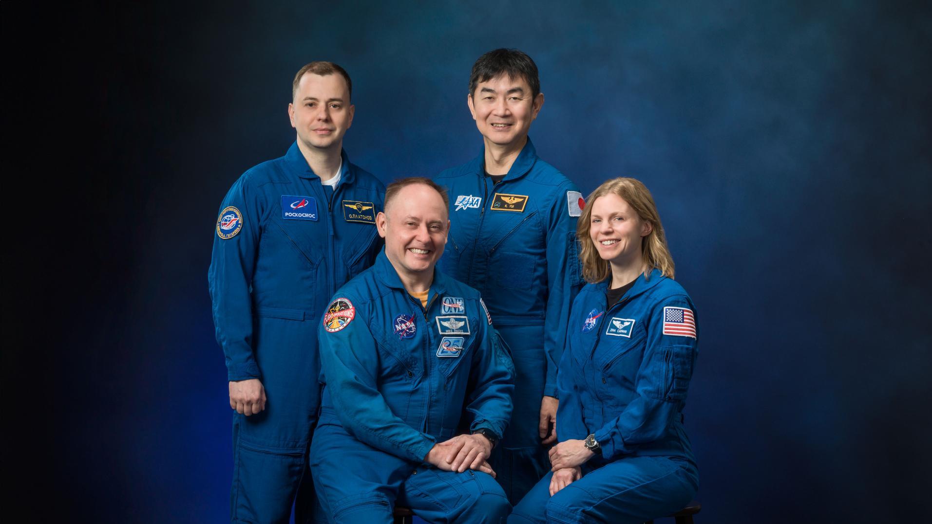 ארבעת האסטרונאטים של SpaceX Crew-11. צילום: NASA