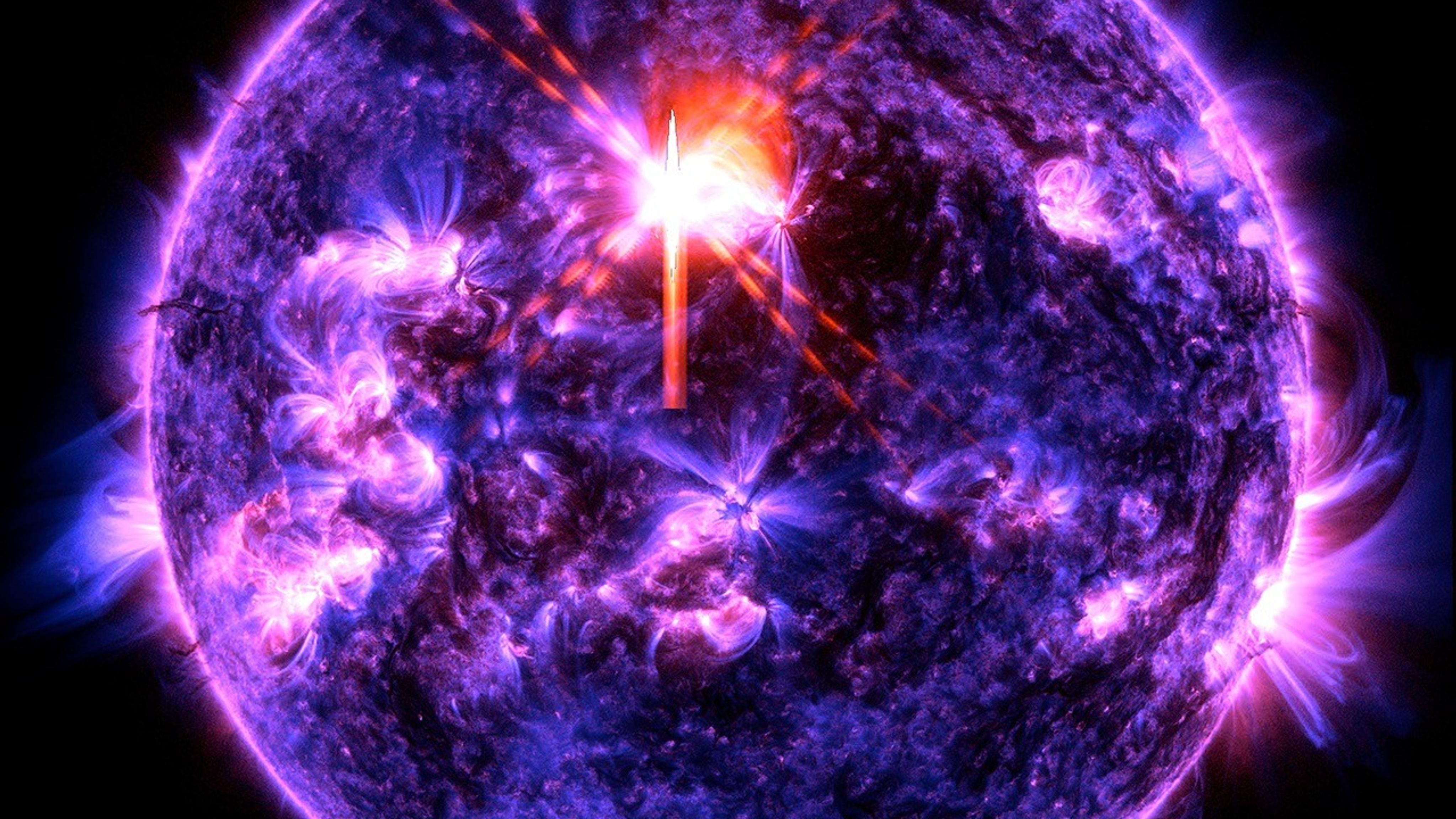 קרינת שמש. צילום: NASA / SDO