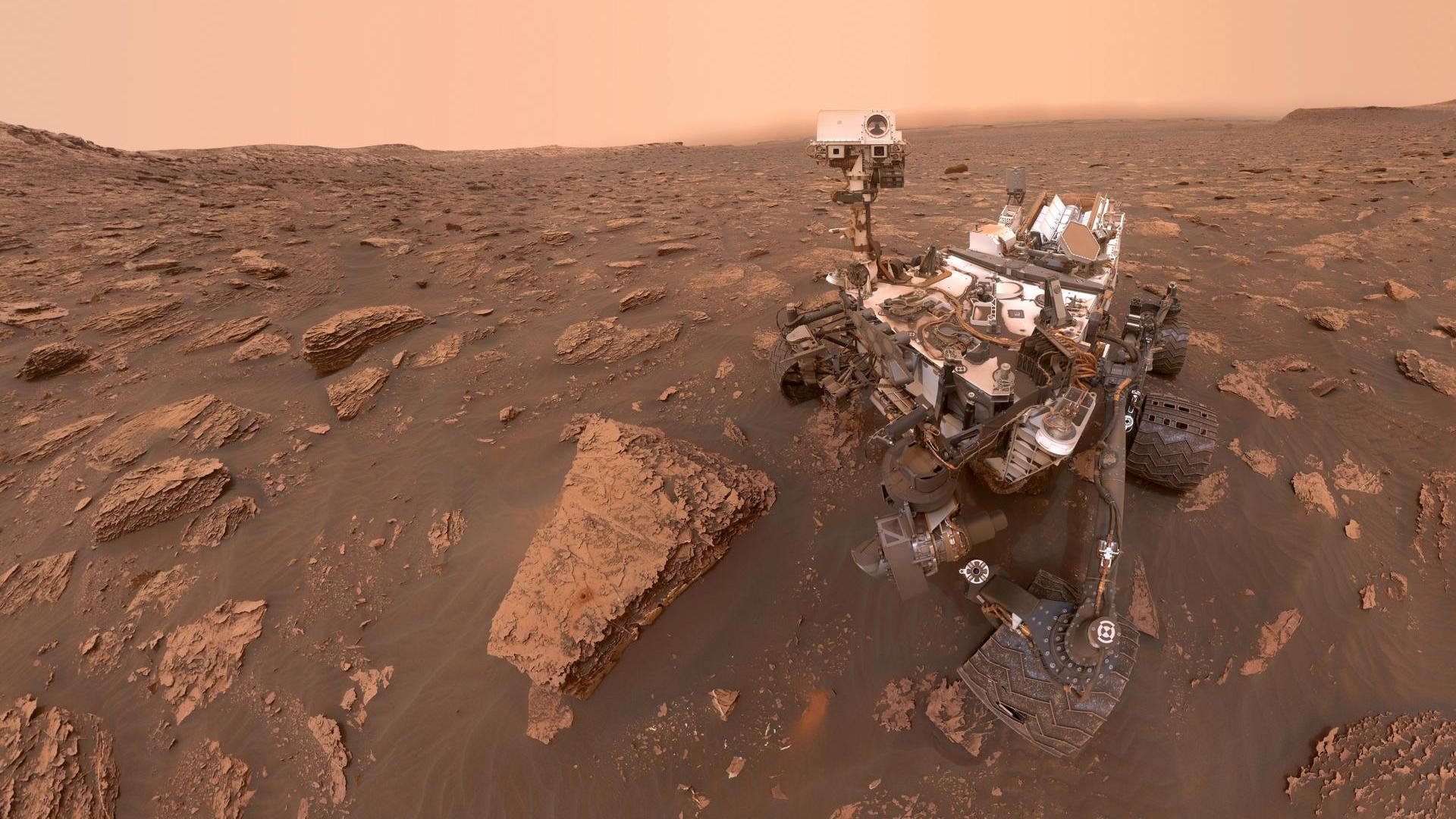 רכב החלל במאדים. צילום: NASA