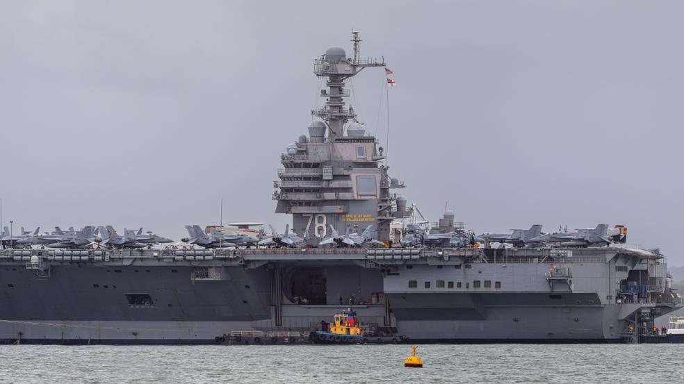 נושאת המטוסים USS Gerald R. Ford. צילום: shutterstock