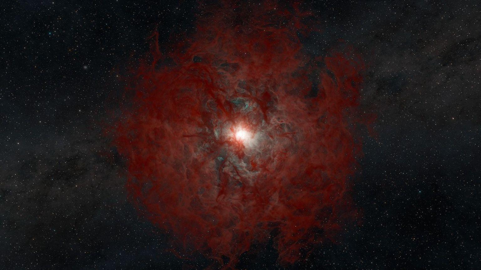הכוכב מת ונופל לתוך חור שחור. צילום: NASA
