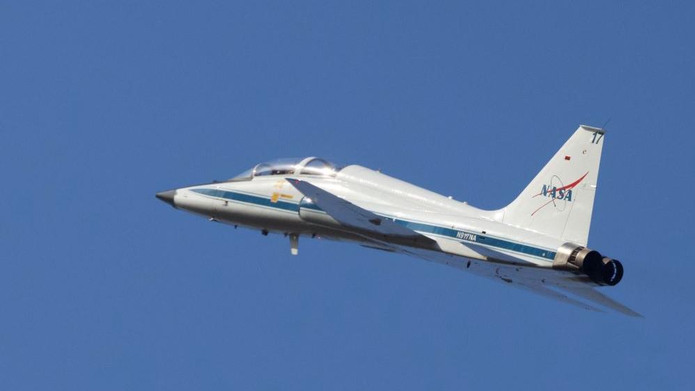 מטוס T-38. צילום: NASA/Brendan Finnegan