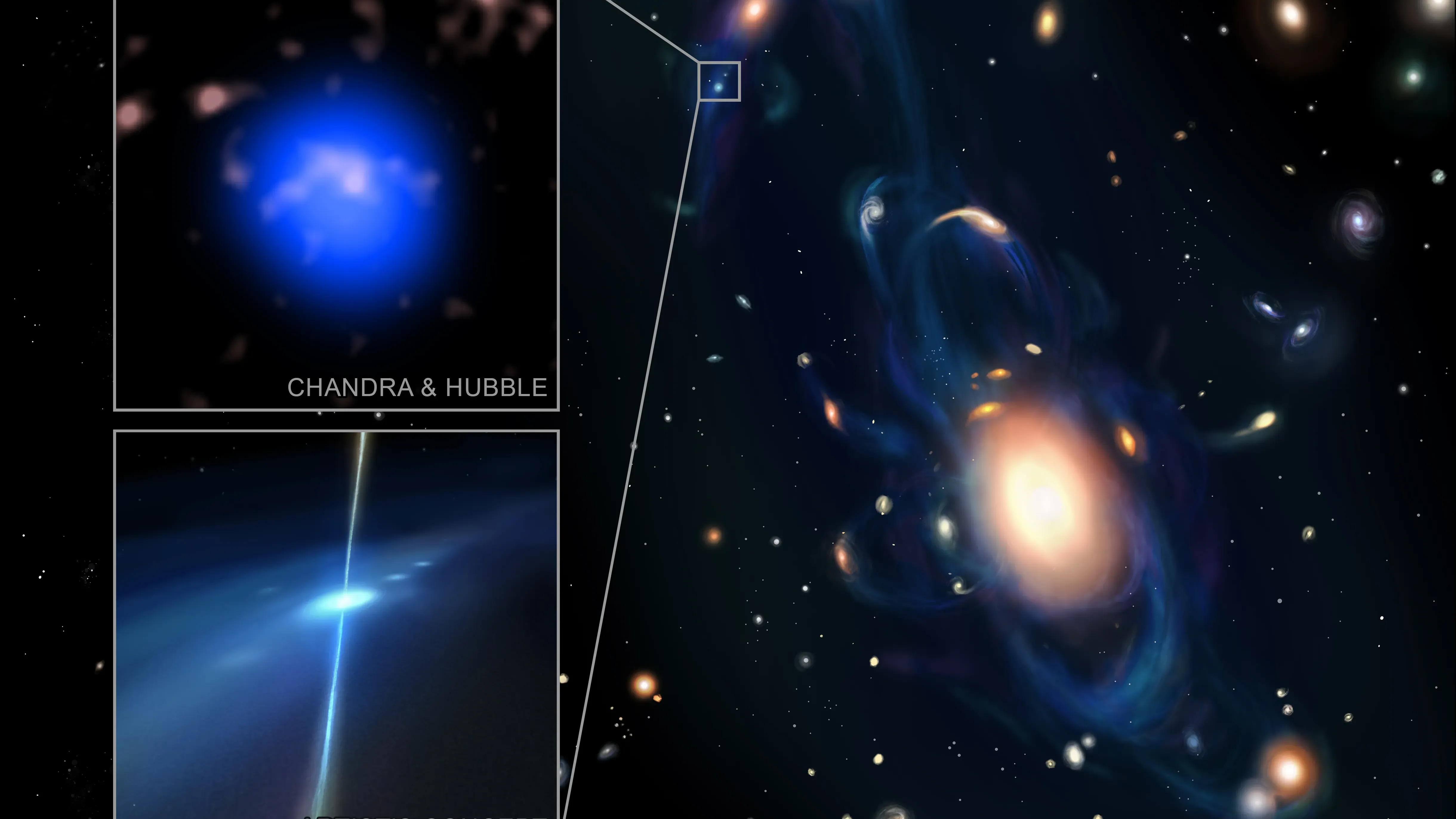 צילום: NASA. עיבוד תמונה: NASA/CXC/SAO/P. Edmonds