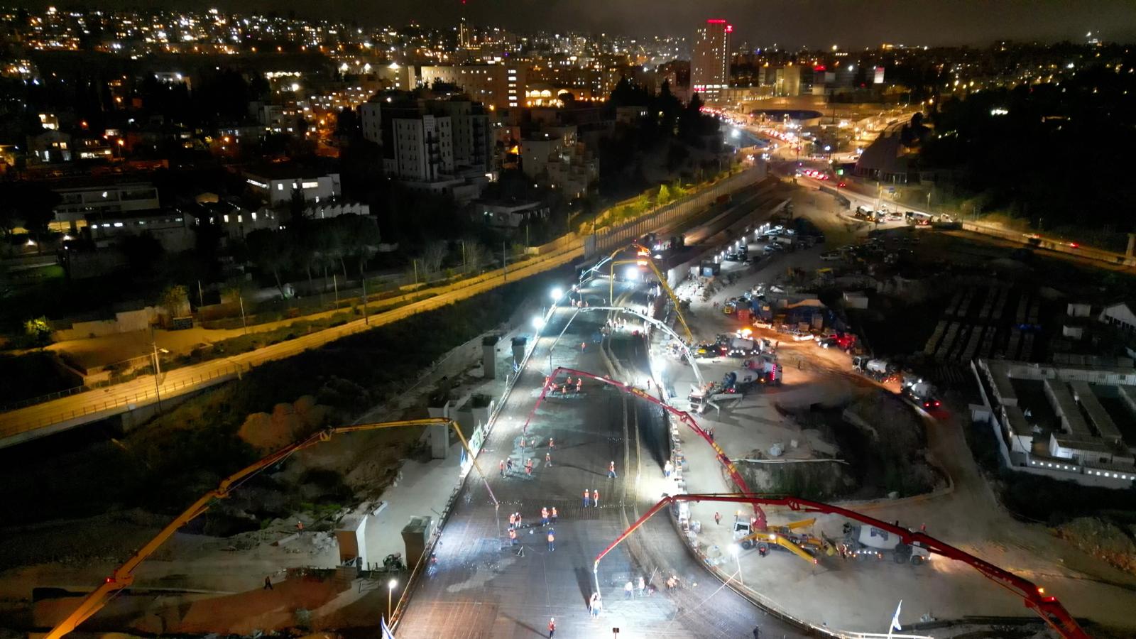 הושלמה אתמול אבן דרך משמעותית בפרויקט מחלף בייט. צילום: אייקון צילום