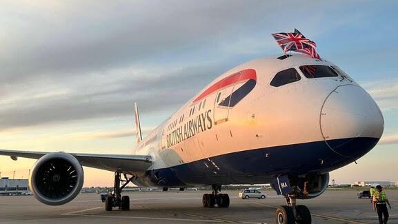 מטוס British Airways. צילום: British Airways