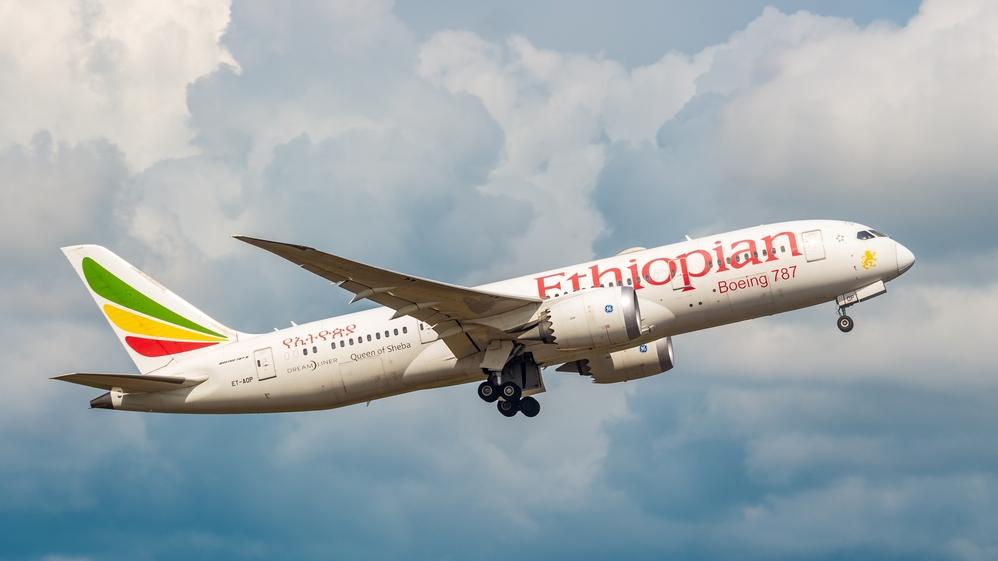 מטוס בואינג 787 של Ethiopian Airlines