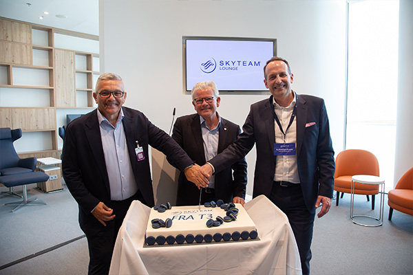 SkyTeam Flagship Lounge Opening Ceremony at Terminal 3 in Frankfurt. Photo: SkyTeam