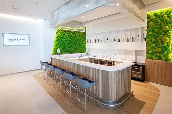 SkyTeam's flagship lounge in Terminal 3 in Frankfurt. Photo: SkyTeam