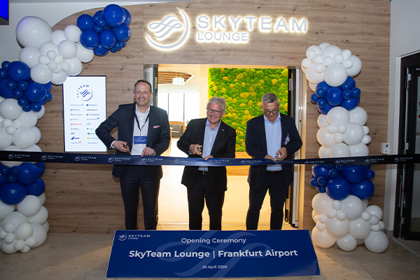SkyTeam Flagship Lounge Opening Ceremony at Terminal 3 in Frankfurt. Photo: SkyTeam