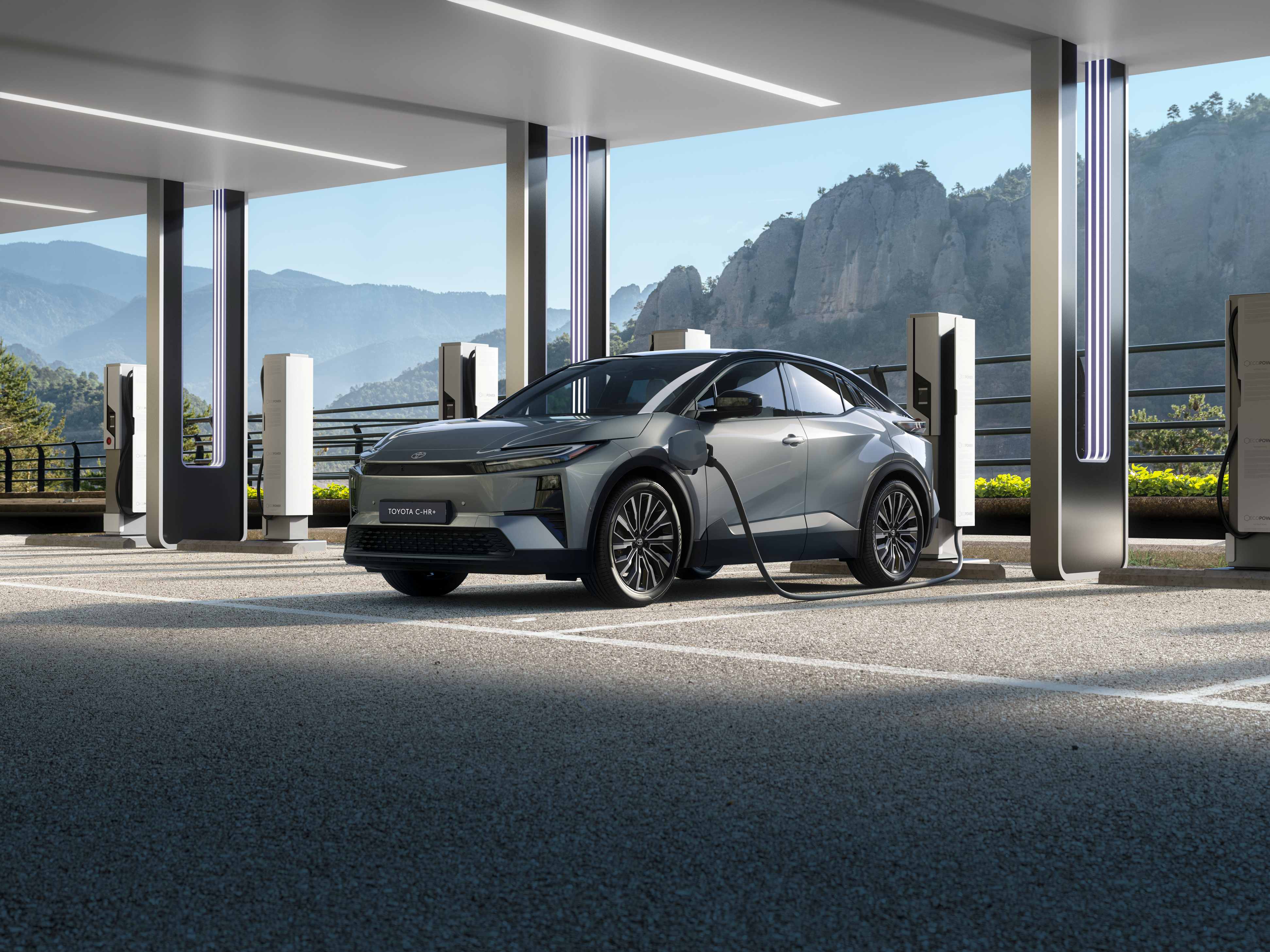 טויוטה C-HR+ חשמלית. צילום: טויוטה