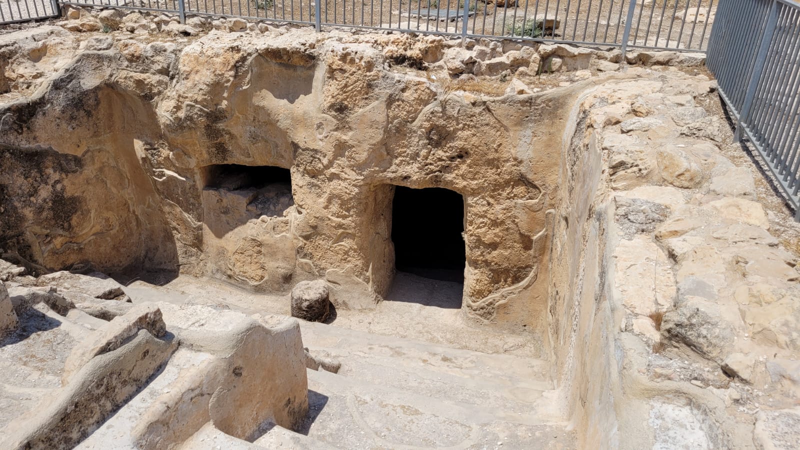 מקווה טהרה בתל חברון בסיום תהליכי השימור. צילום: איליה בורדה, רשות הטבע והגנים