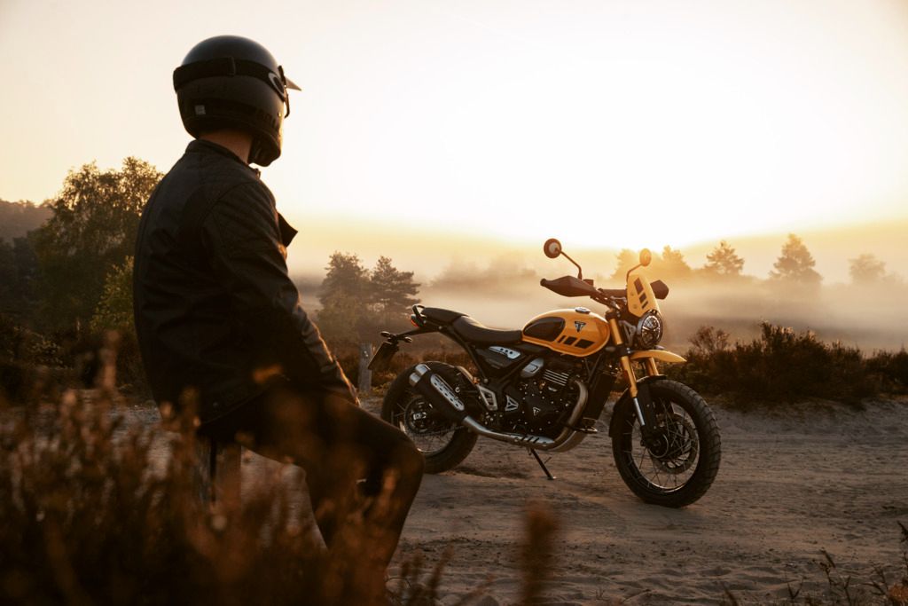 Triumph Scrambler 400 XC. צילום: אלבר מוטו יבואן רשמי