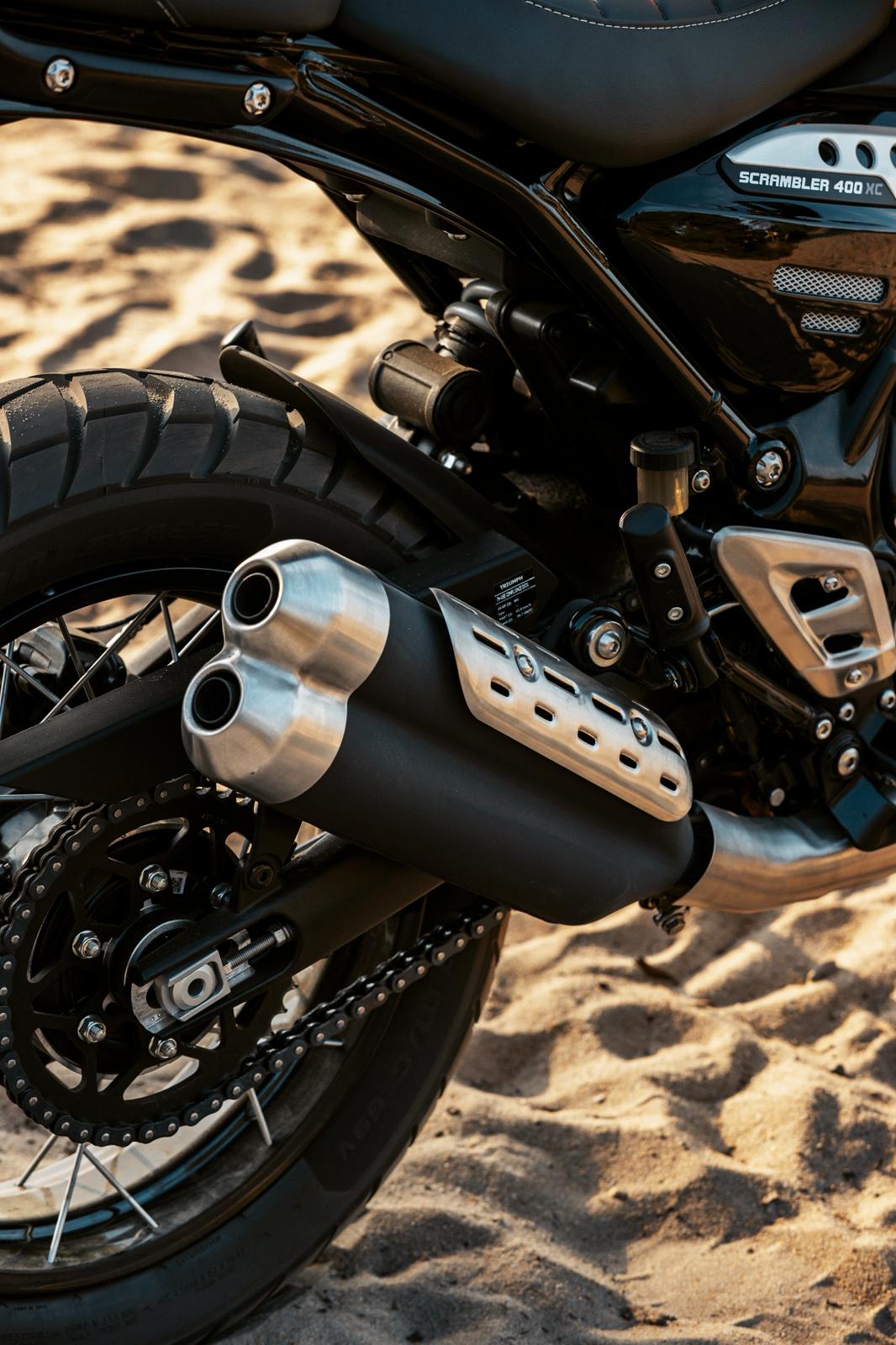 Triumph Scrambler 400 XC. צילום: אלבר מוטו יבואן רשמי