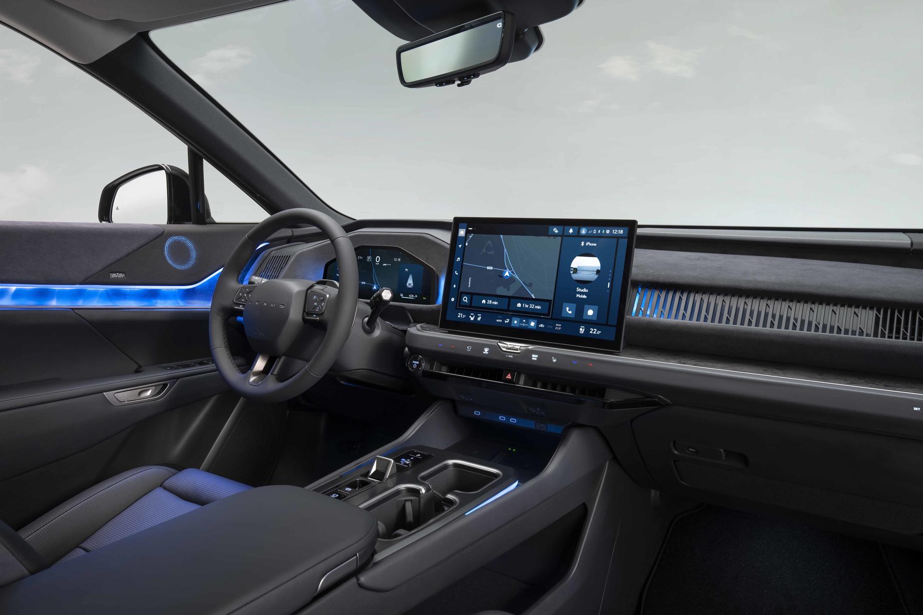 Inside the new Lexus TZ electric. Photo: Lexus