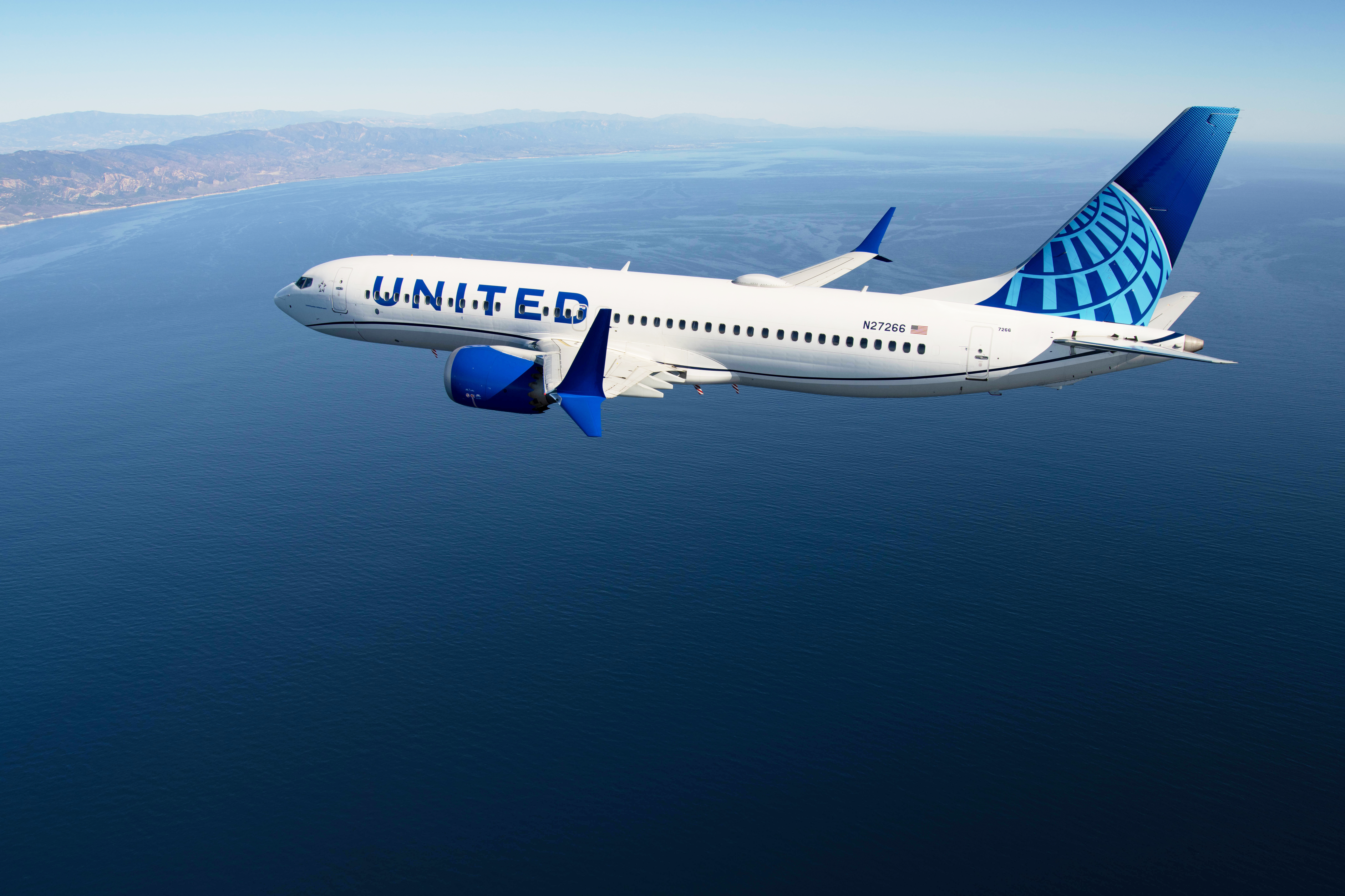 מטוס Boeing 737 MAX 8. צילום: United