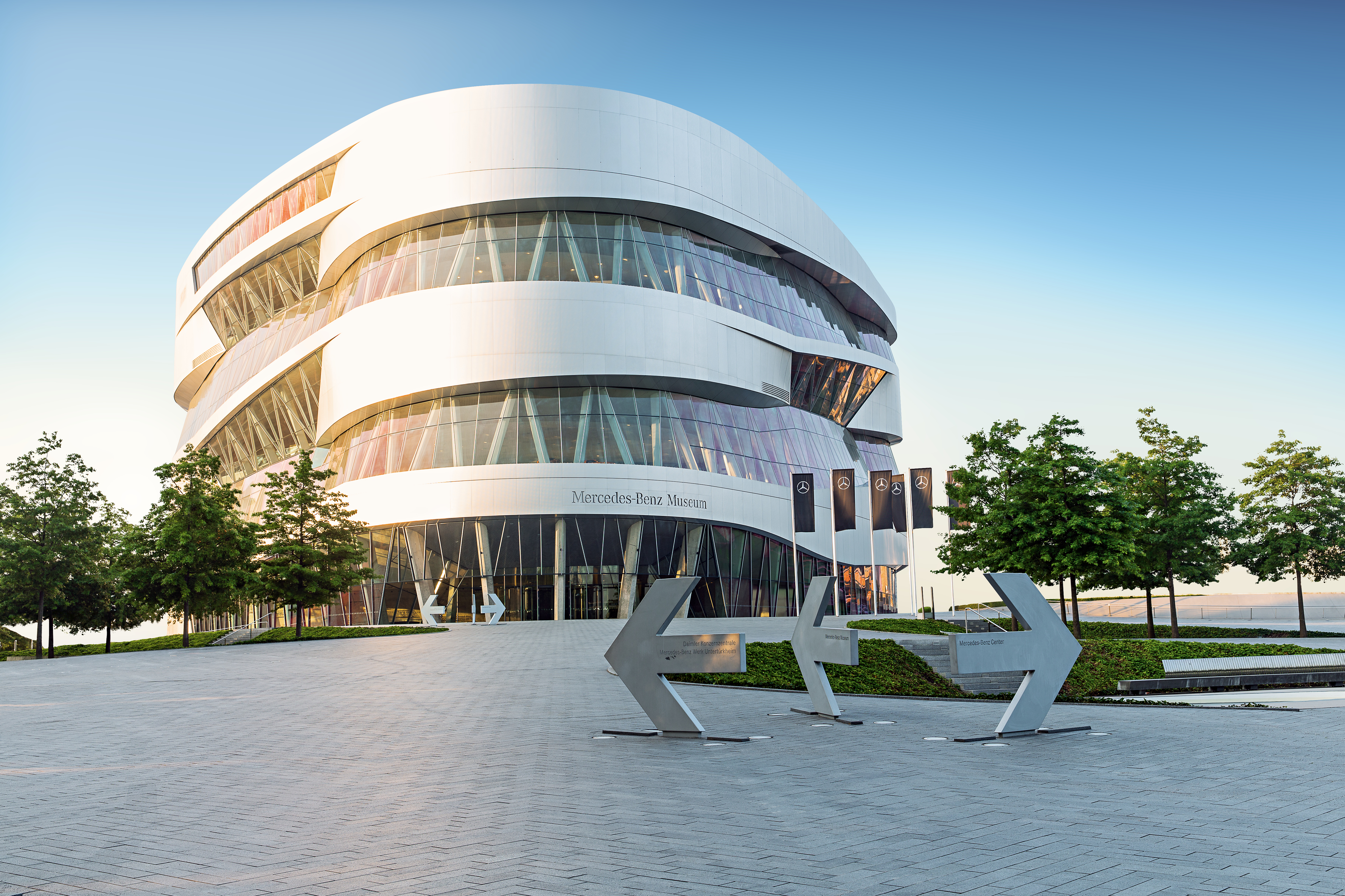 Mercedes-Benz Museum in Germany. Photo: Mercedes-Benz