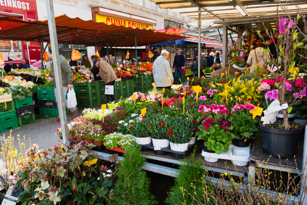 Brunnenmarkt market in Vienna. Photo: Muellek / Shutterstock