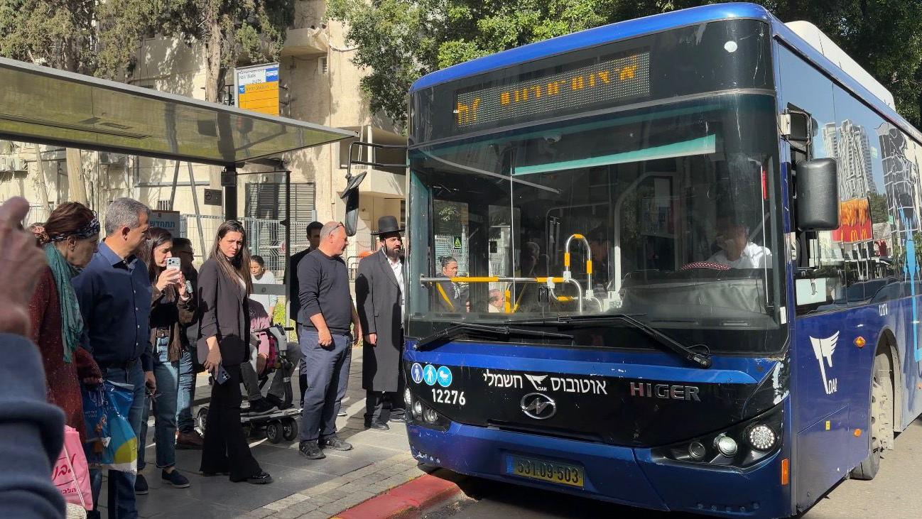 השקת מערכת סטפ היר בקו 67 ברמת גן