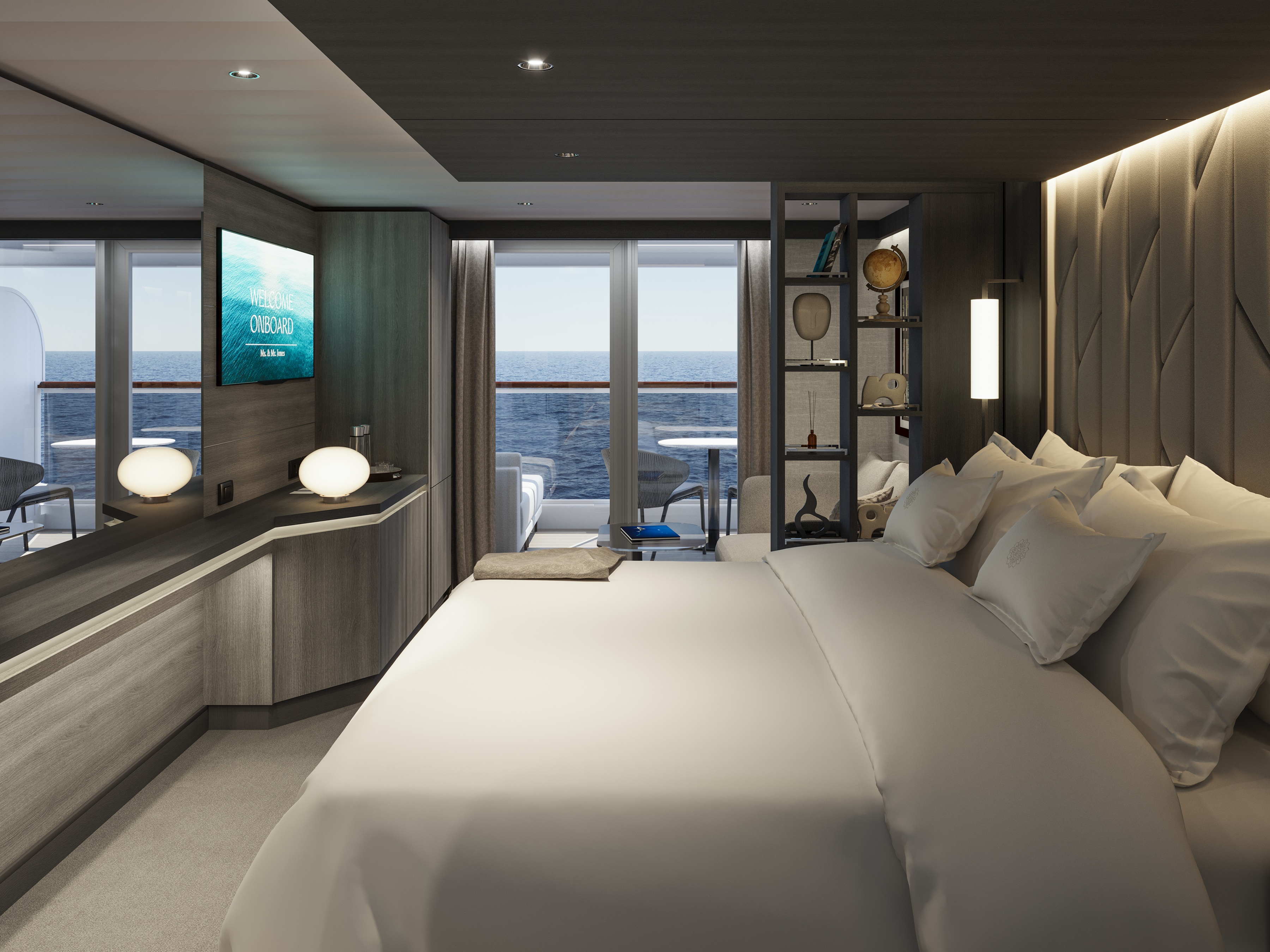 A room on the new luxury ship - EXPLORA III. Photo: EXPLORA PR