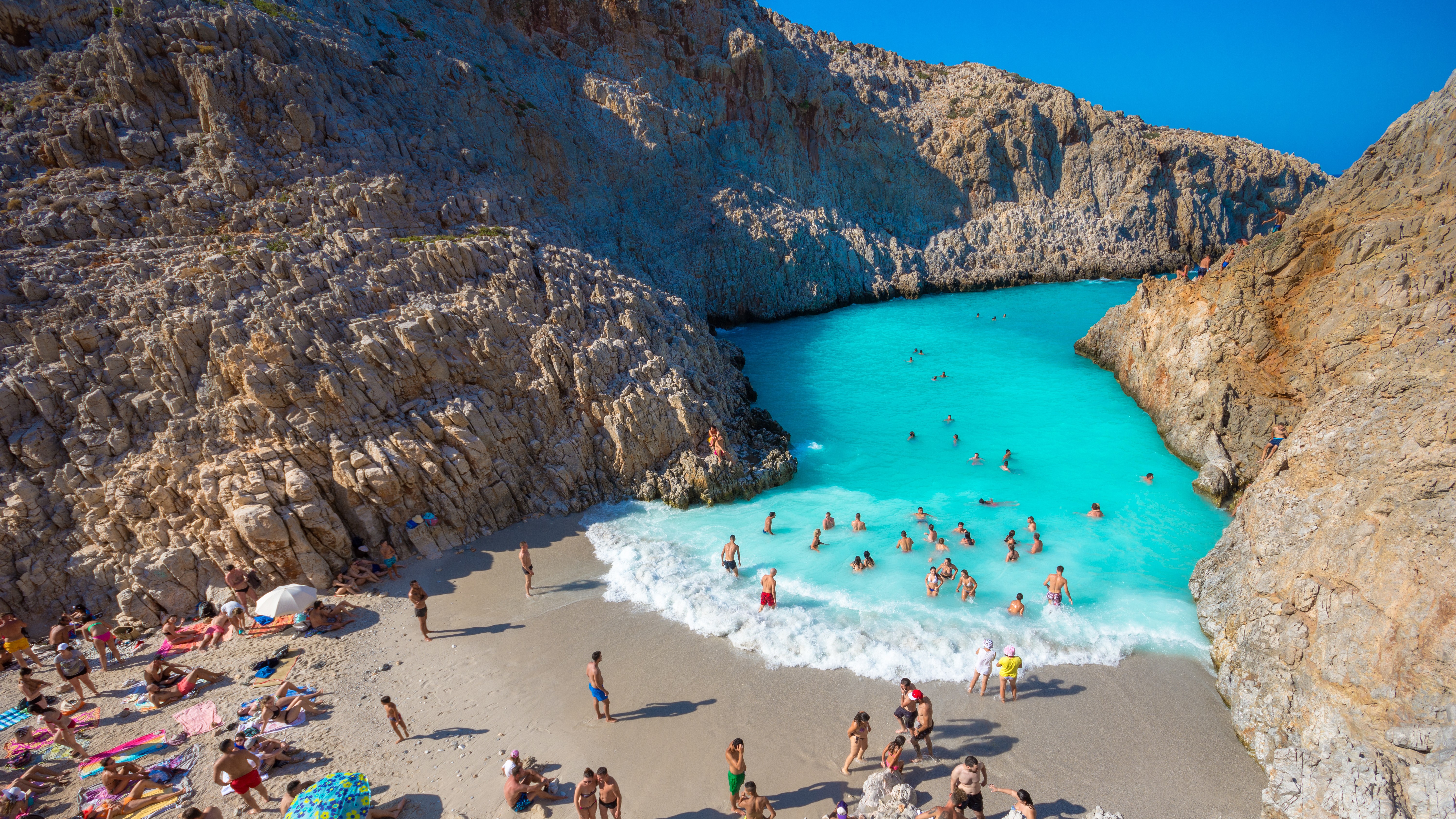 Seitan Limani Beach in Crete. Photo: Shutterstock