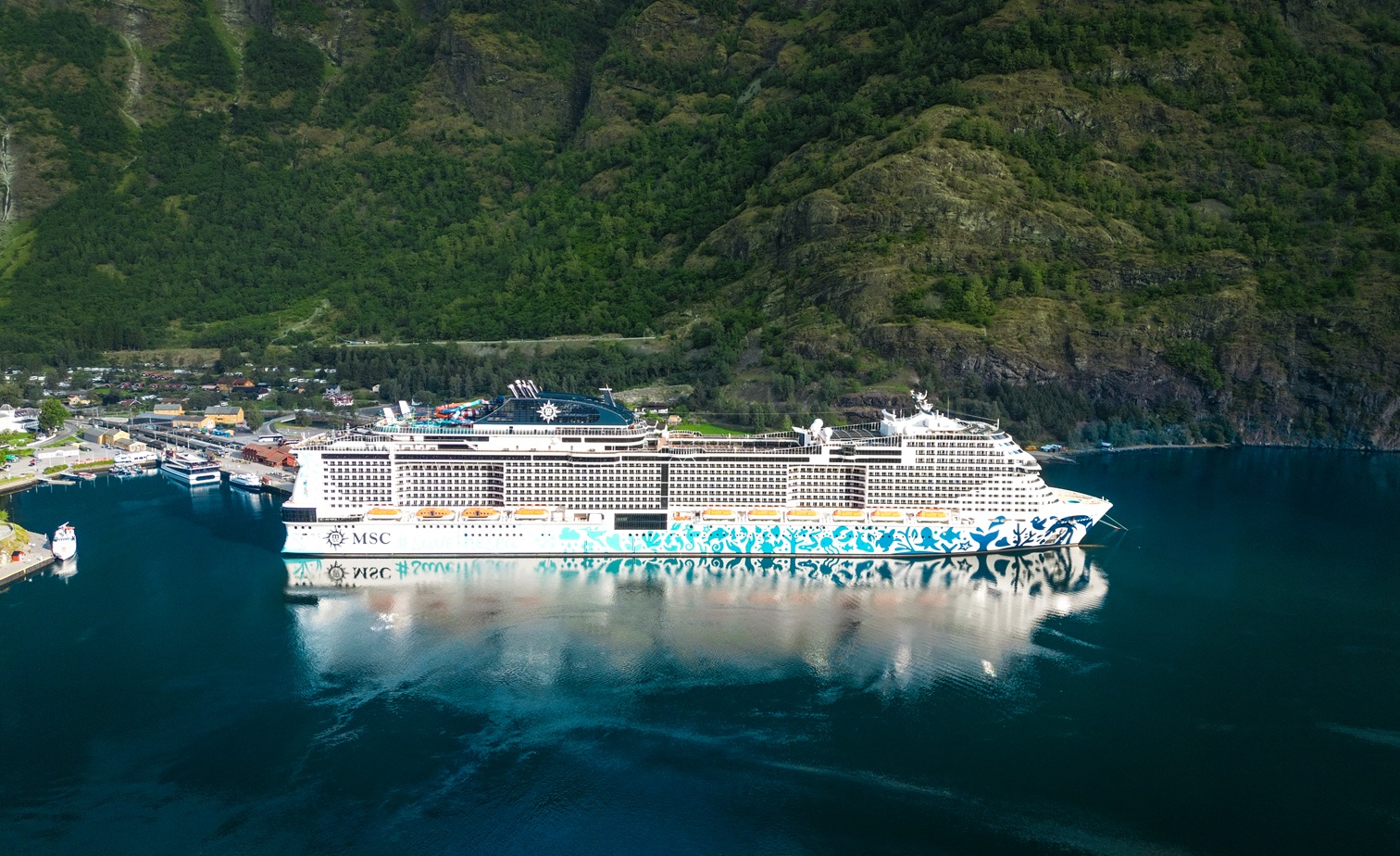 אוניית MSC Euribia פותחת את עונת הפלגות הקיץ. צילום: MSC Cruises