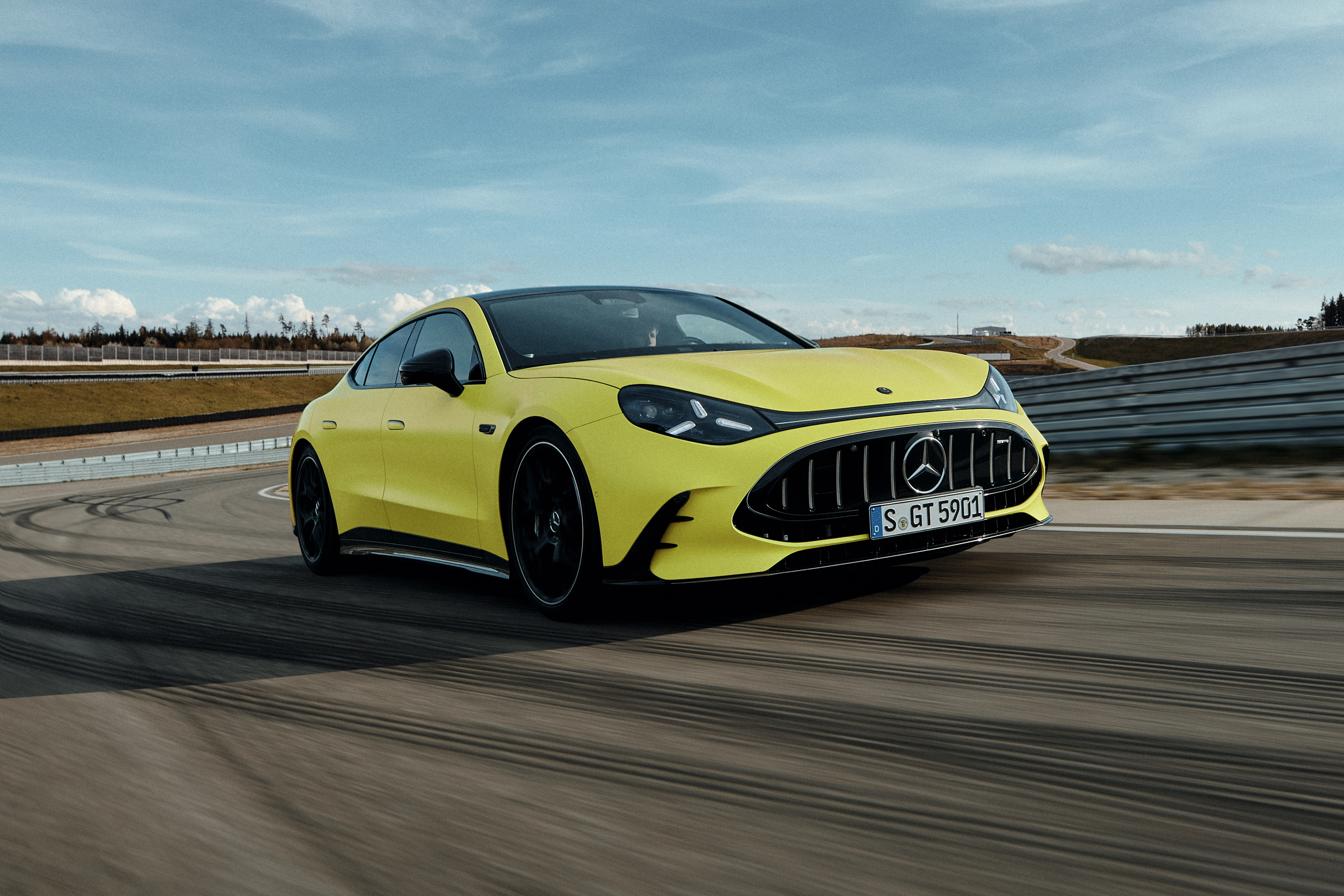 The performance monster Mercedes AMG GT 4-Door Coupé. Photo: Mercedes-AMG