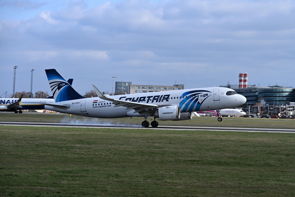 Now: direct to Los Angeles. EgyptAir. Photo: Shutterstock