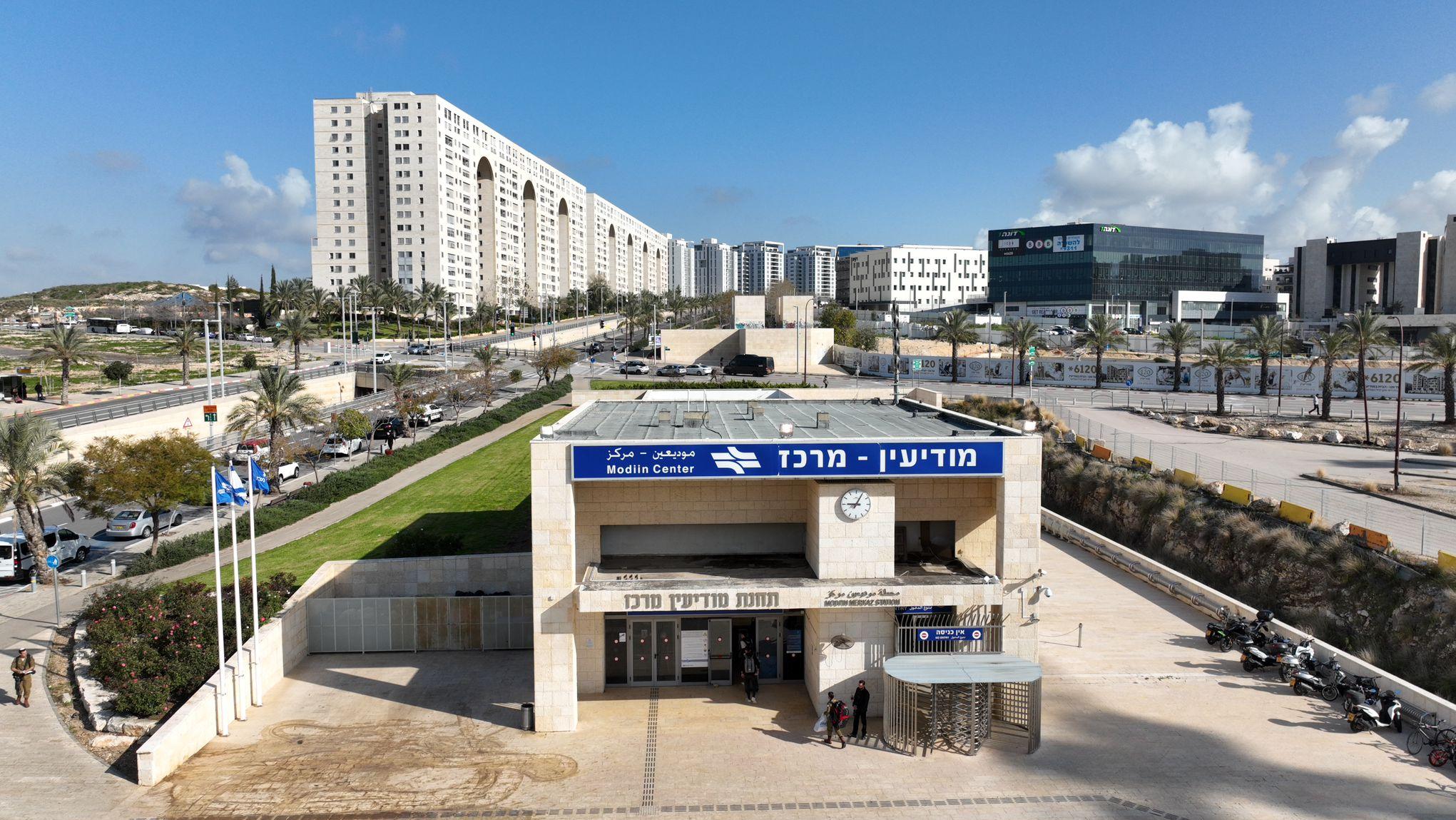 רכבת מודיעין מתחברת לנתב