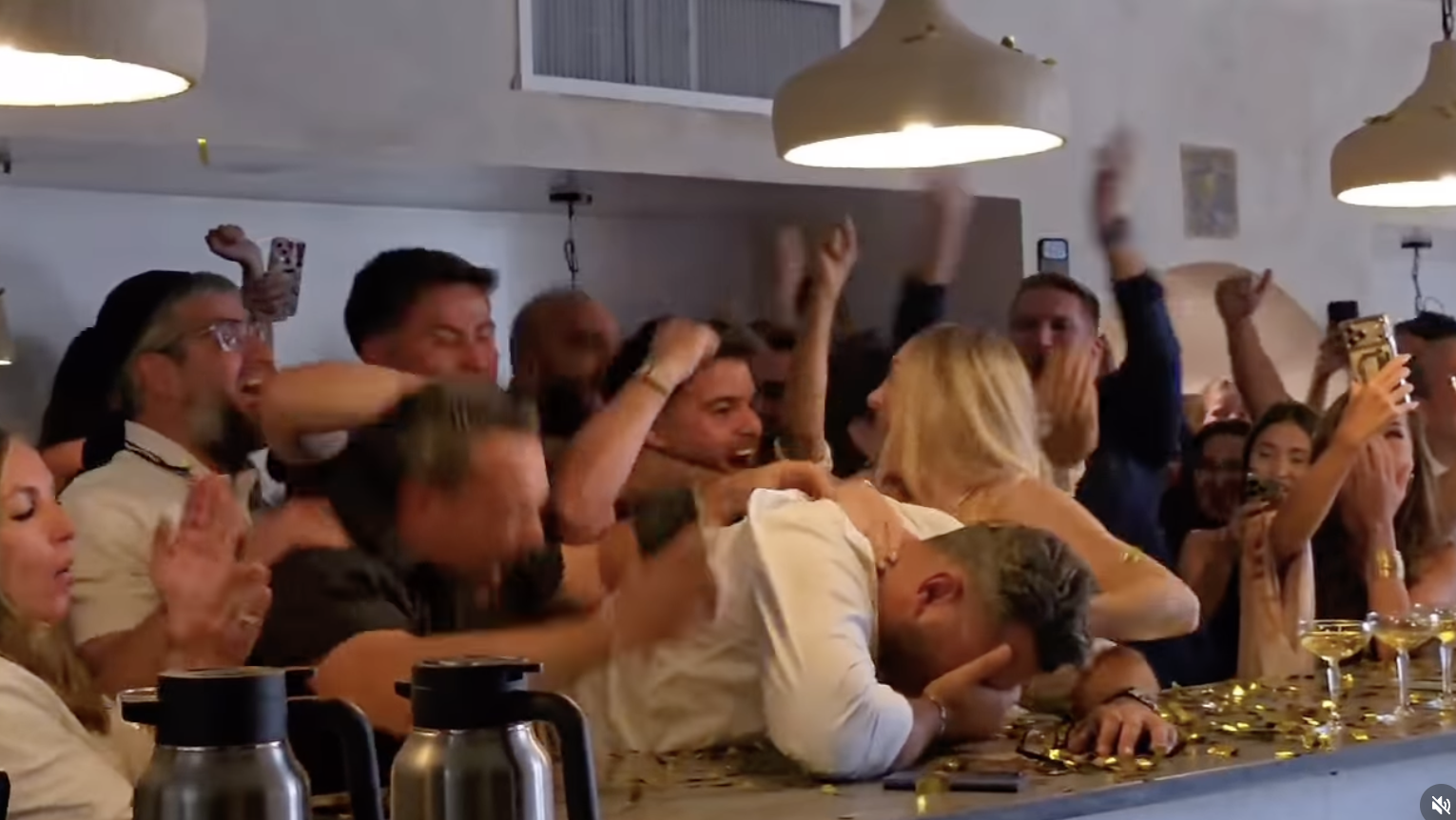 מסעדת מוטרה ברגע הזכייה במישלן. צילום מתוך עמוד האינסטגרם mutra_miami