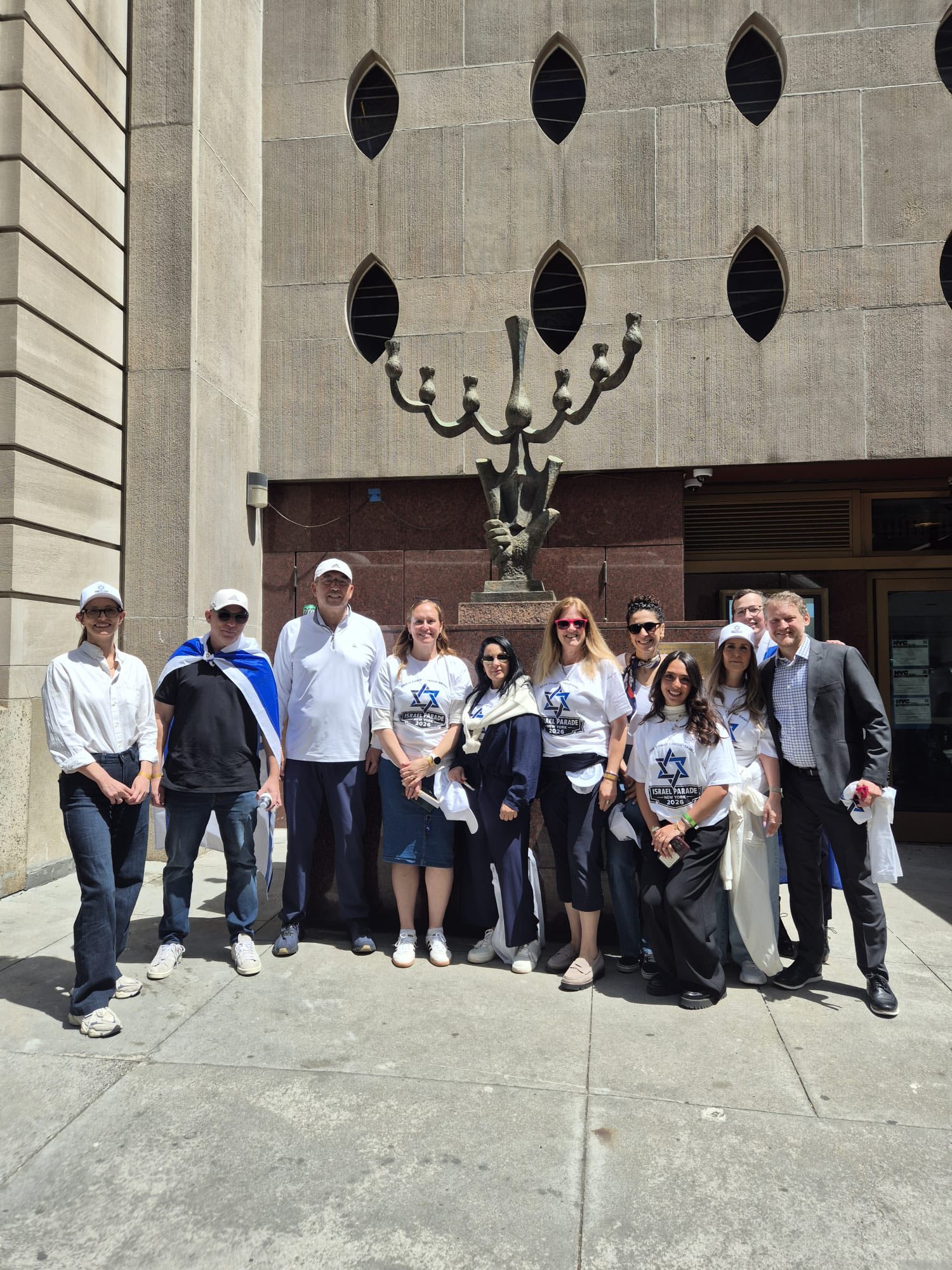 משרד התיירות השתתף במצעד התמיכה בישראל בניו יורק. צילום: משרד התיירות