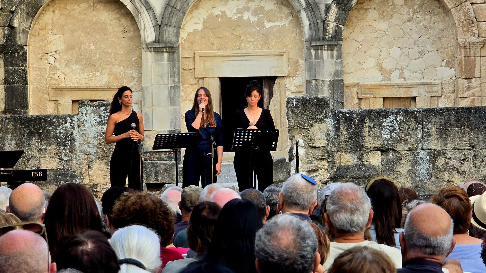 קונצרט בית שערים בגן הלאומי בית שערים. צילום רועי פוקס, רשות הטבע והגנים