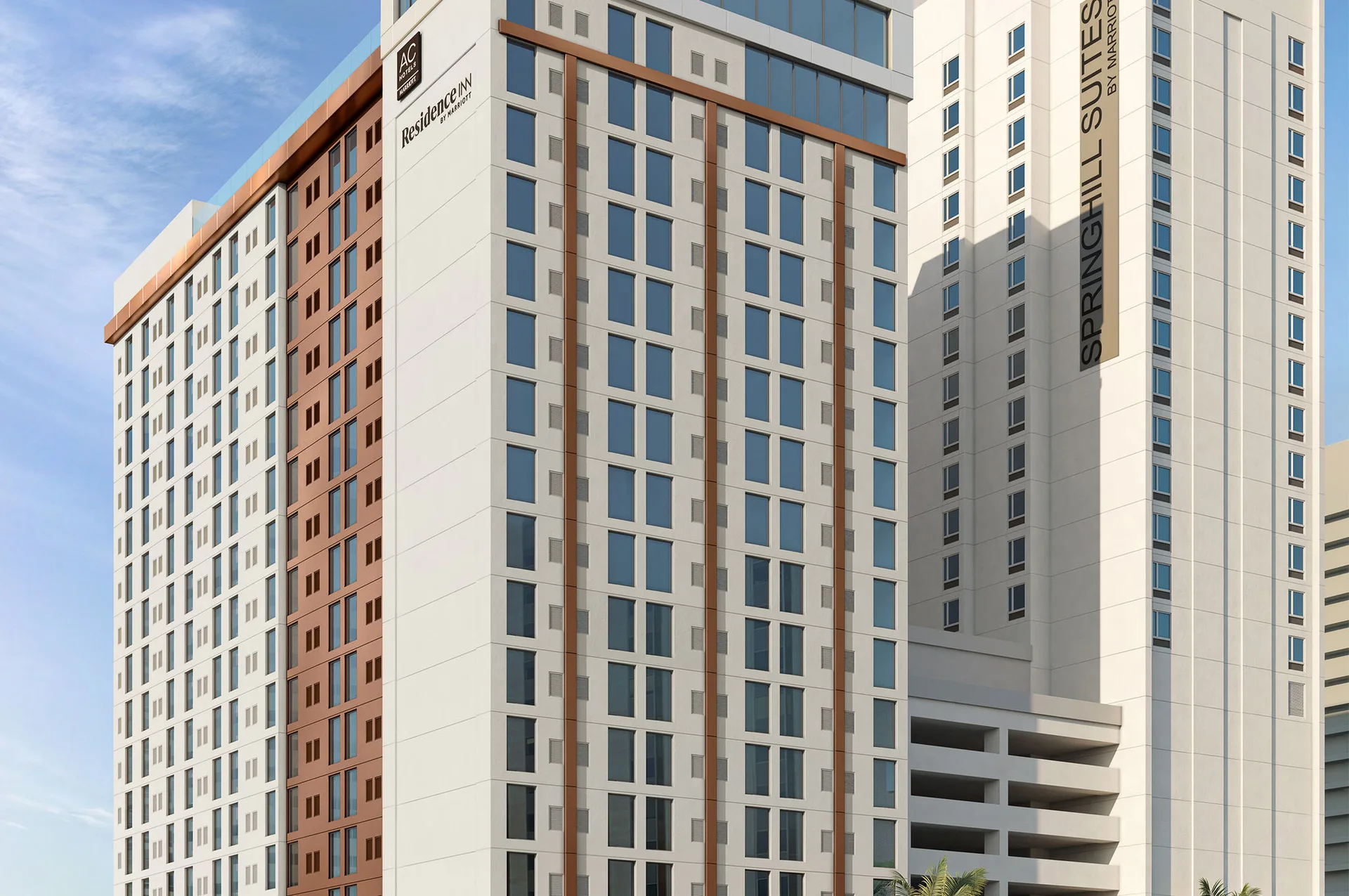 Marriott Hotel Las Vegas Convention Center. Photo: Mortenson Development