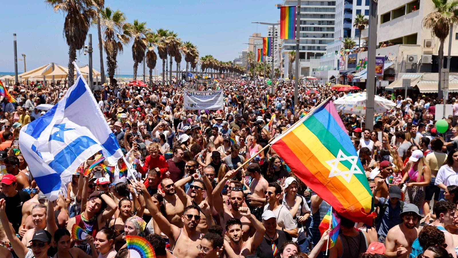 מצעד הגאווה בתל אביב. צילום: גיא יחיאלי